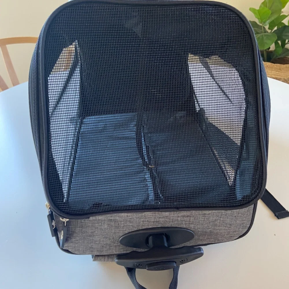 Deluxe travel standardize backpack for miniature dogs